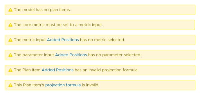 Screenshot of the validator in action
